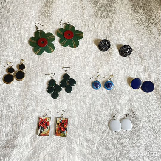 Серьги бижутерия