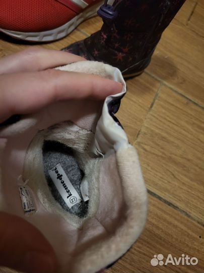 Сноубутсы для девочки ботинки Котофей 27 размер