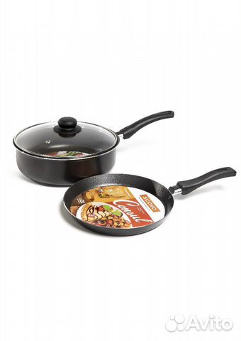 Блинница и сотейник с крышкой