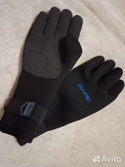 Перчатки неопреновые Bare 5mm размер XL