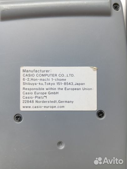 Инженерный калькулятор casio