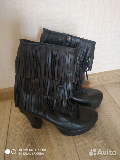 Ботильоны натуральная кожа 37 размер