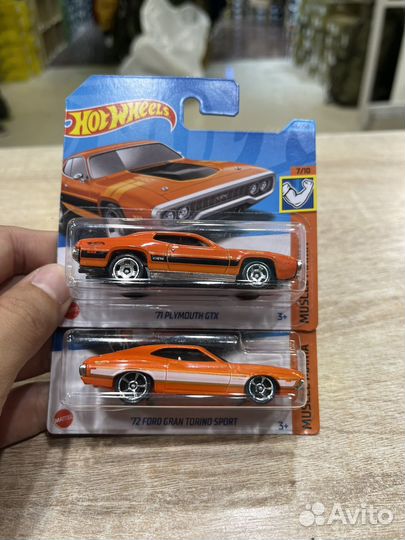Hot Wheels Ford Gran Torino Plymouth GTX лот