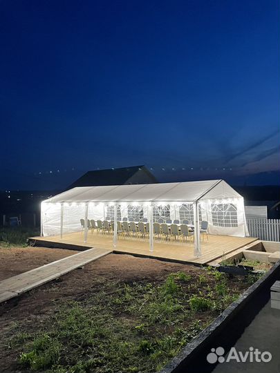 Аренда шатров и мебели