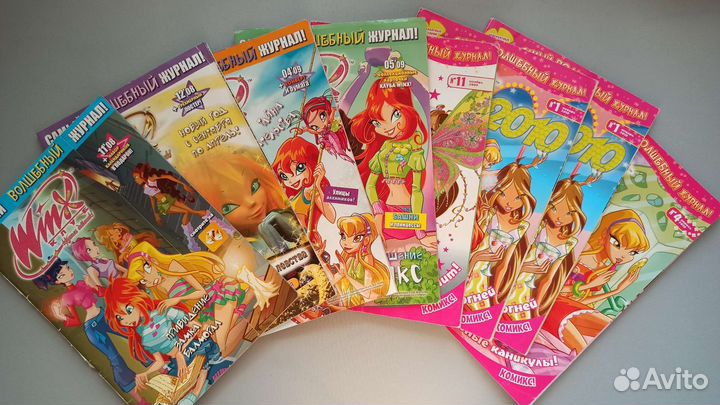 Лот журналы winx винкс 2008-2010