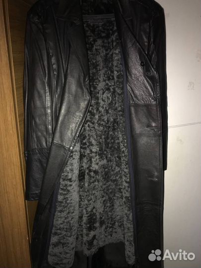 Пальто мужское кожаное Финляндия