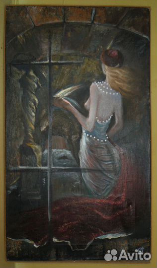 Картина - масло О. Скляров 1988г (с торгом)