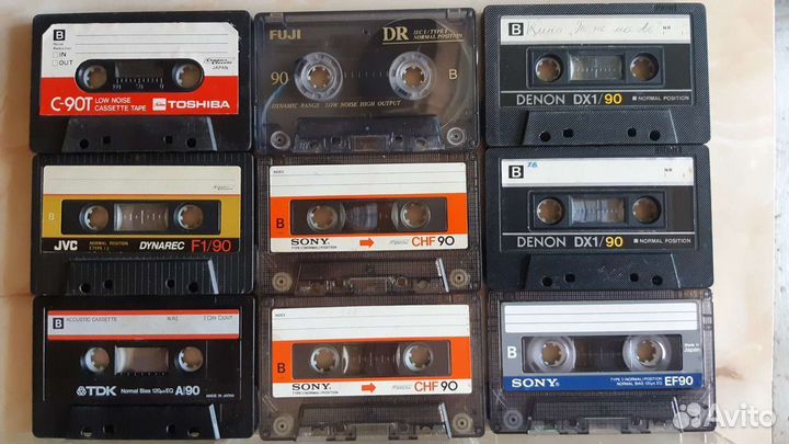 Аудиокассеты-9шт