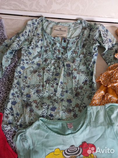 Вещи пакетом для девочки 128-140