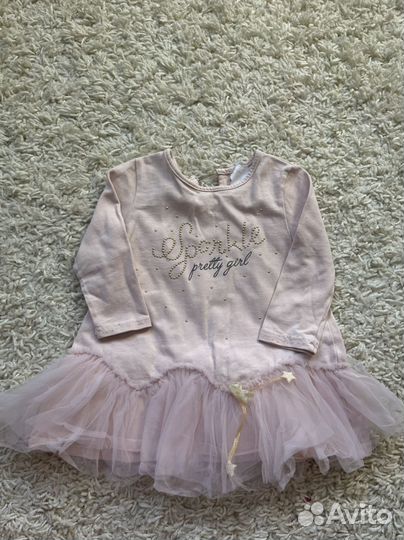 Платье для девочки пакетом одежда 80-86