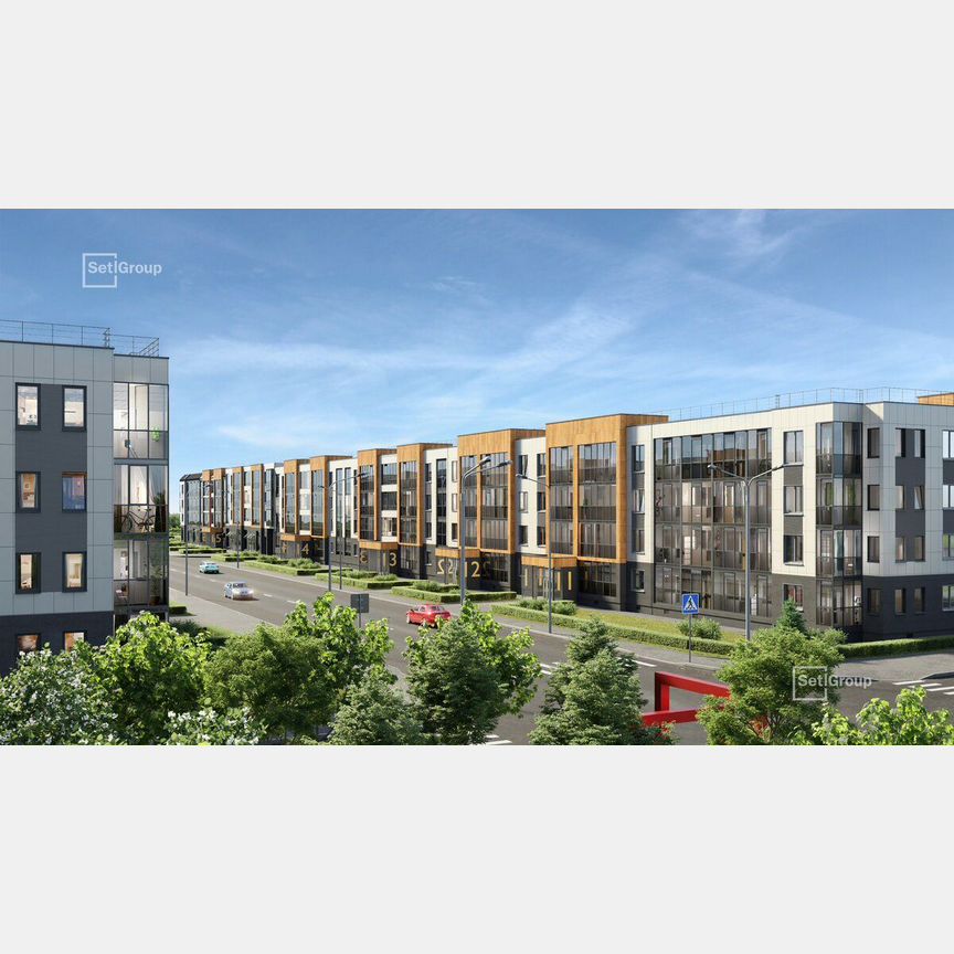 1-к. квартира, 39,2 м², 1/4 эт.