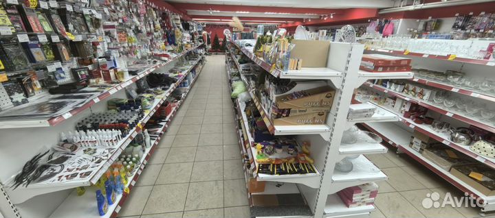 Стеллаж разборный металлический торговый