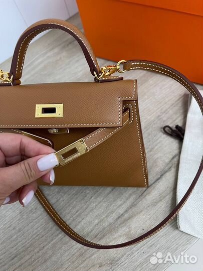 Сумка hermes kelly mini Epsom