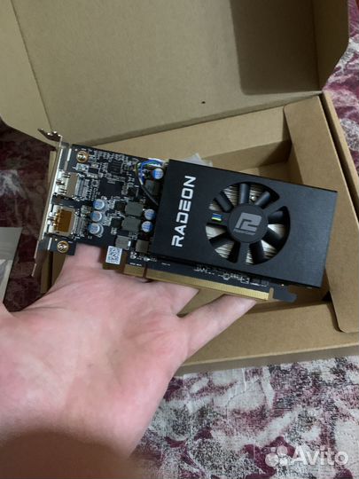 Игровая видеокарта PowerColor RX6400 Low Profile