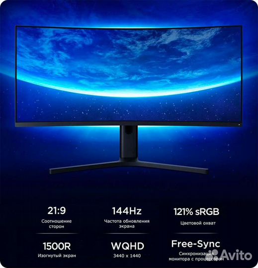 Разбор MI Curved gaming monitor 34