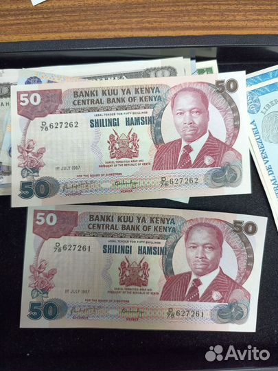 Банкнота Кения 50 шиллингов 1986г