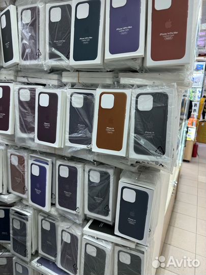 iPhone чехол кожа