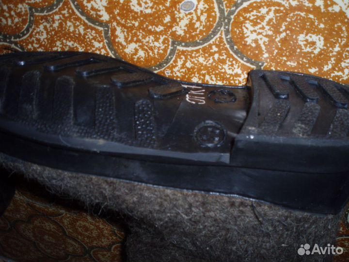 Валенки на резиновой подошве