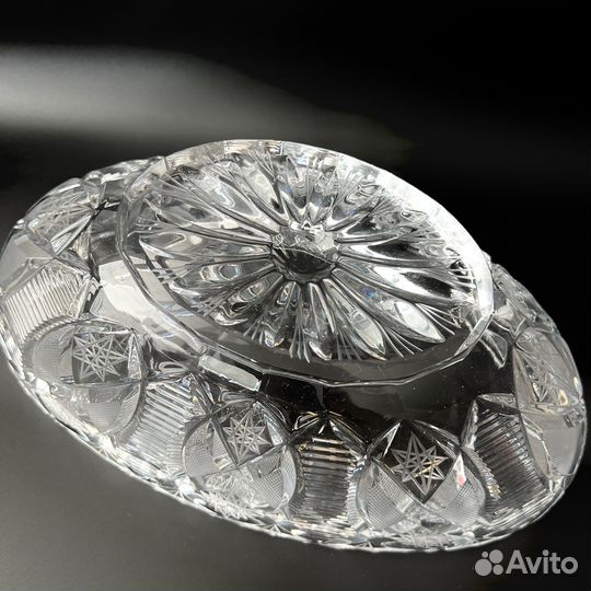 Ваза фруктовница, салатница Хрусталь СССР