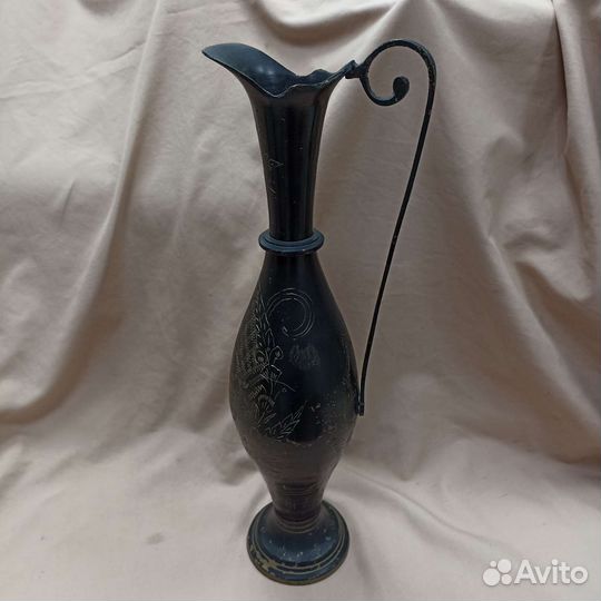 Ваза Кувшин Латунь Индия 36см (сзр)