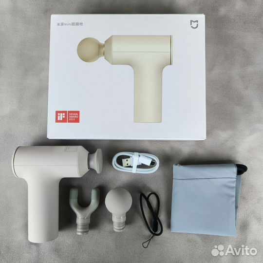 Массажный пистолет Xiaomi Mijia Mini Бежевый