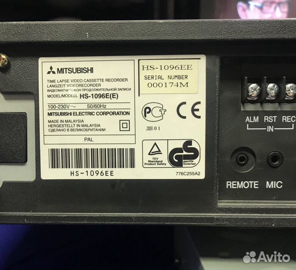 Продаю видеомагнитафон HS-1096-EE
