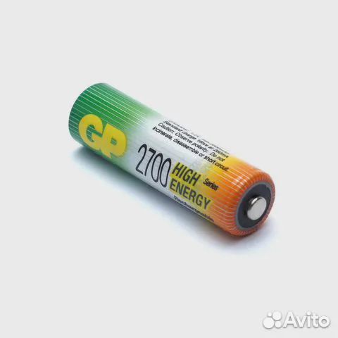 1 Аккумуляторные батарейки GP 2700 mAh AA 10 шт