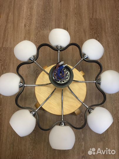 Люстра потолочная Венге Хром Citilux Октава