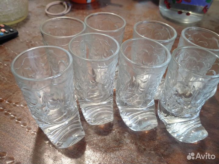 Хрустальные рюмки ссср. Сапожки