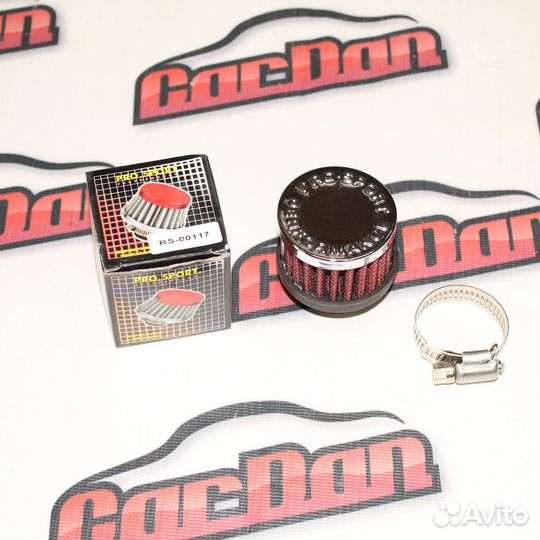 Фильтр вентиляции картерных газов (красный) 25 мм