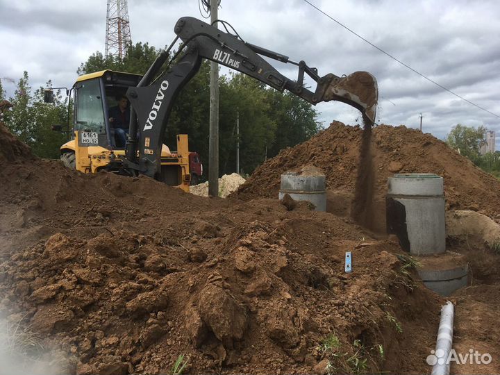 Септик - переливной - дренажный