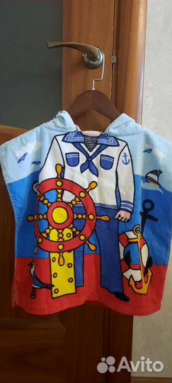 Детское полотенце с капюшоном