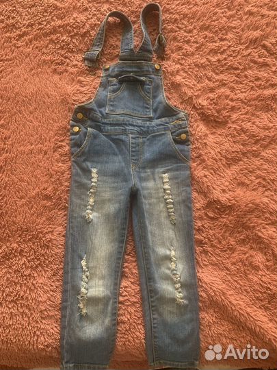 Джинсовый Комбенизон 98-104