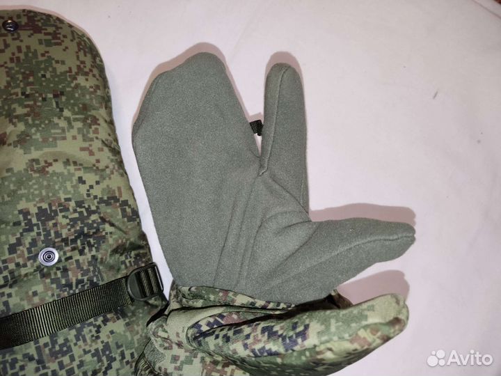 Варежки 3х палые военные