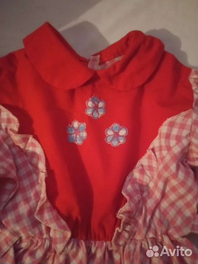 Детское винтажное платье