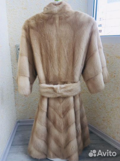 Шуба из натуральной премиальной норки