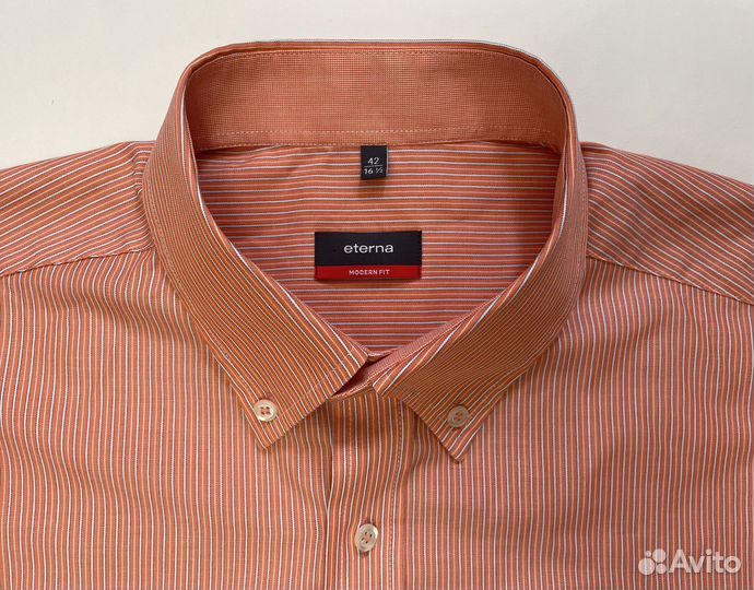 Рубашка мужская Eterna оригинал L (42)