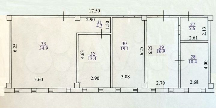 Свободного назначения, 104.6 м² с арендатором