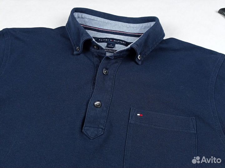 Tommy Hilfiger лонгслив поло, оригинал