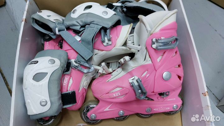 Роликовые коньки детские раздвижные