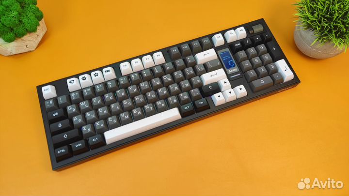 Клавиатура Akko 5098B-Black & Sliver, V3 Piano Pro