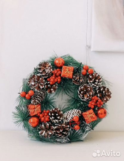 Новогодний рождественский венок