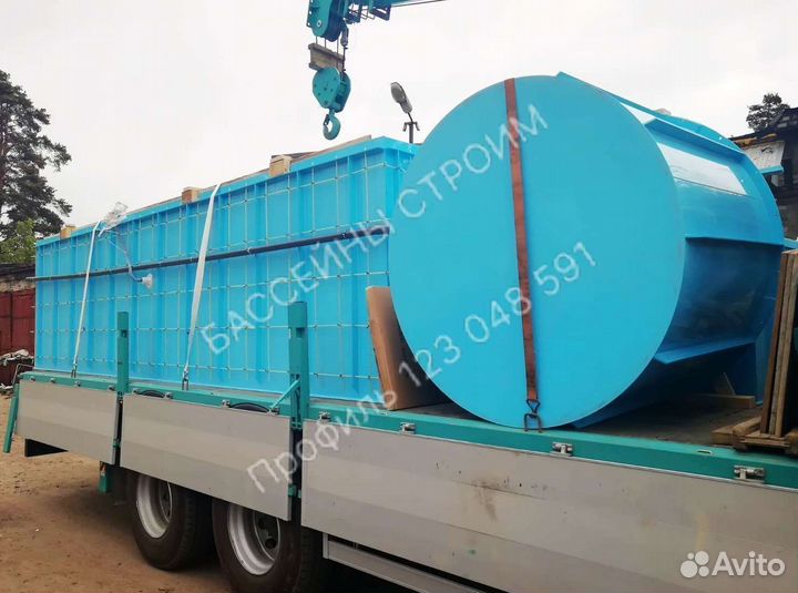 Чаша для бассейна пластиковая 6x2