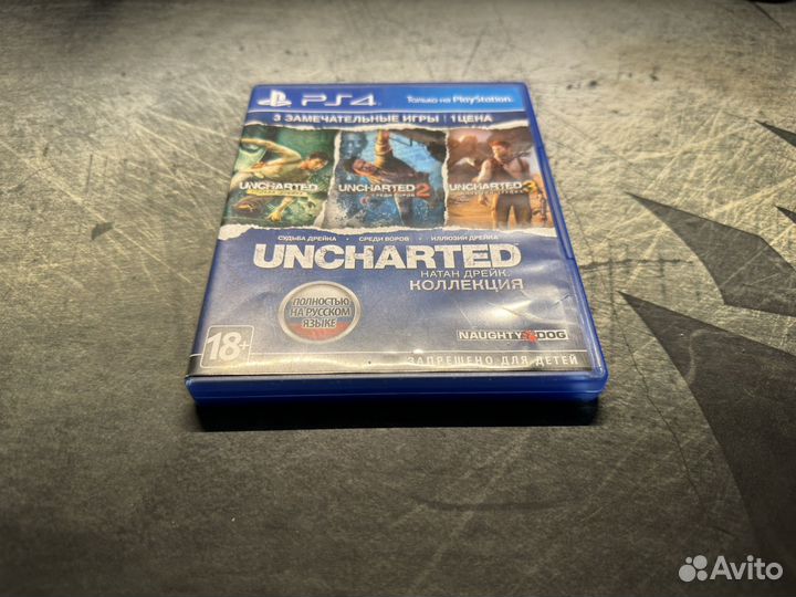 Uncharted натан дрейк коллекция ps4 диск