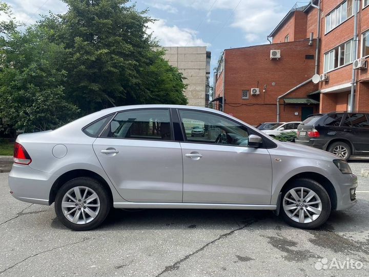 Volkswagen Polo 1.6 AT, 2016, 132 630 км