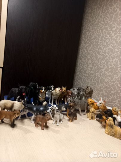 Фигурки собак schleich papo collecta