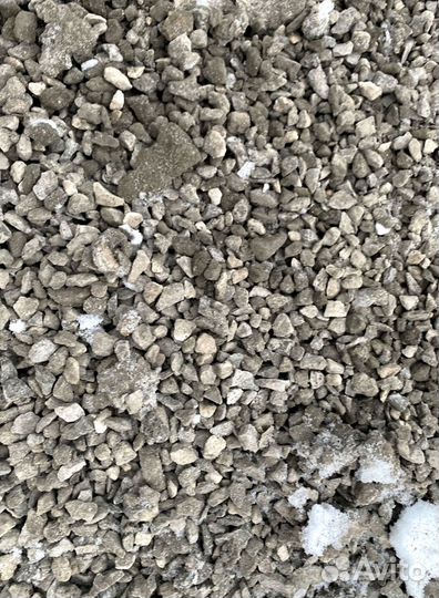 Щебень, Песок