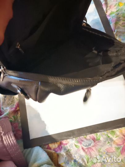 Рюкзак женский кожаный черный