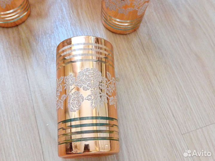 Стаканы с позолотой