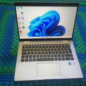 HP EliteBook 16gb озу, раскладной экран, быстрый